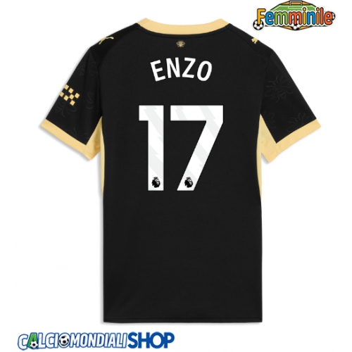 Maglie da calcio Manchester City Enzo Fernandez #17 Seconda Maglia Femminile 2026-27 Manica Corta
